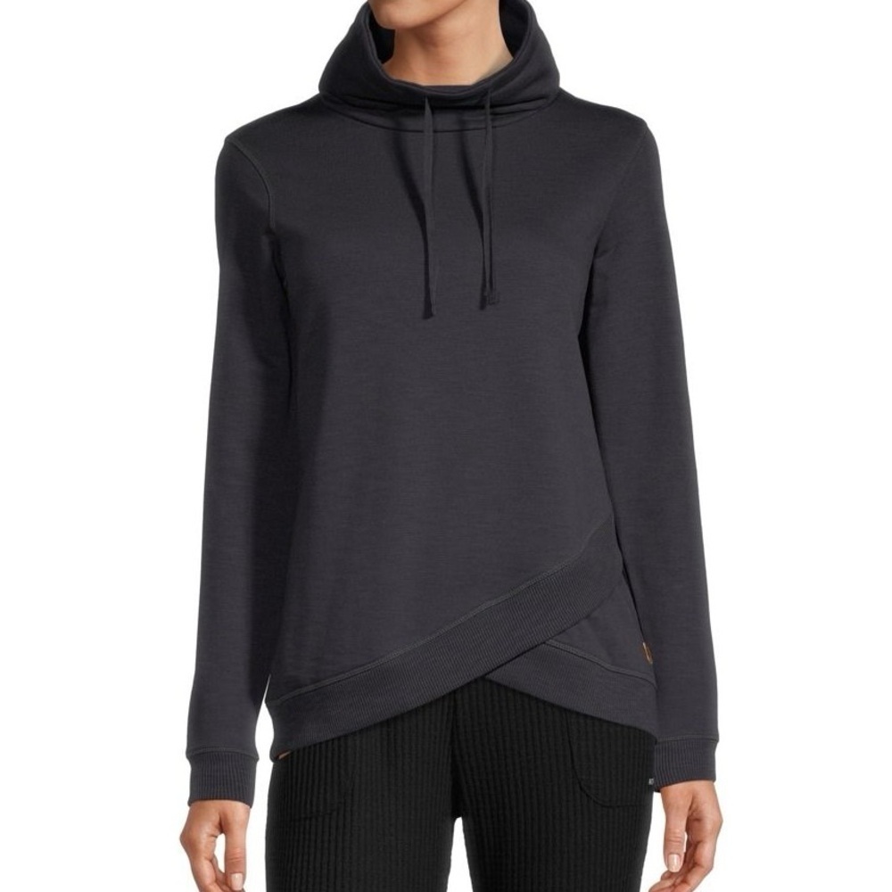 Roxy Charcoal Cowl Neck Sweatshirt - Picture 2 of 6